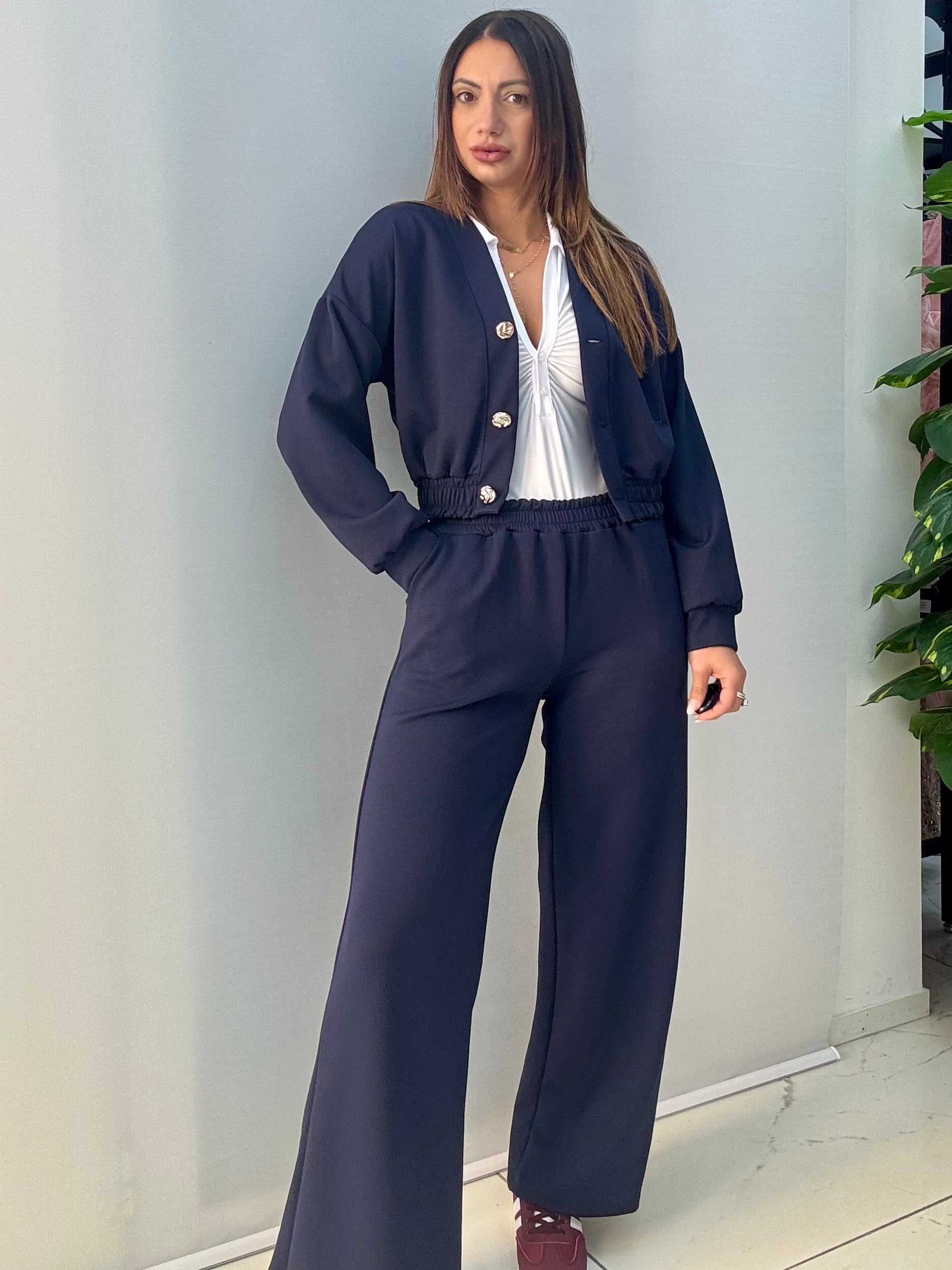 Coordinato Tuta Chic Blu